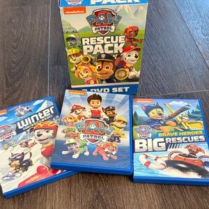 Nickelodeon PAW Patrol 🐾 Rescue Pack DVD Set - 3 DVDs